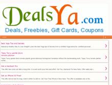 Tablet Screenshot of dealsya.com